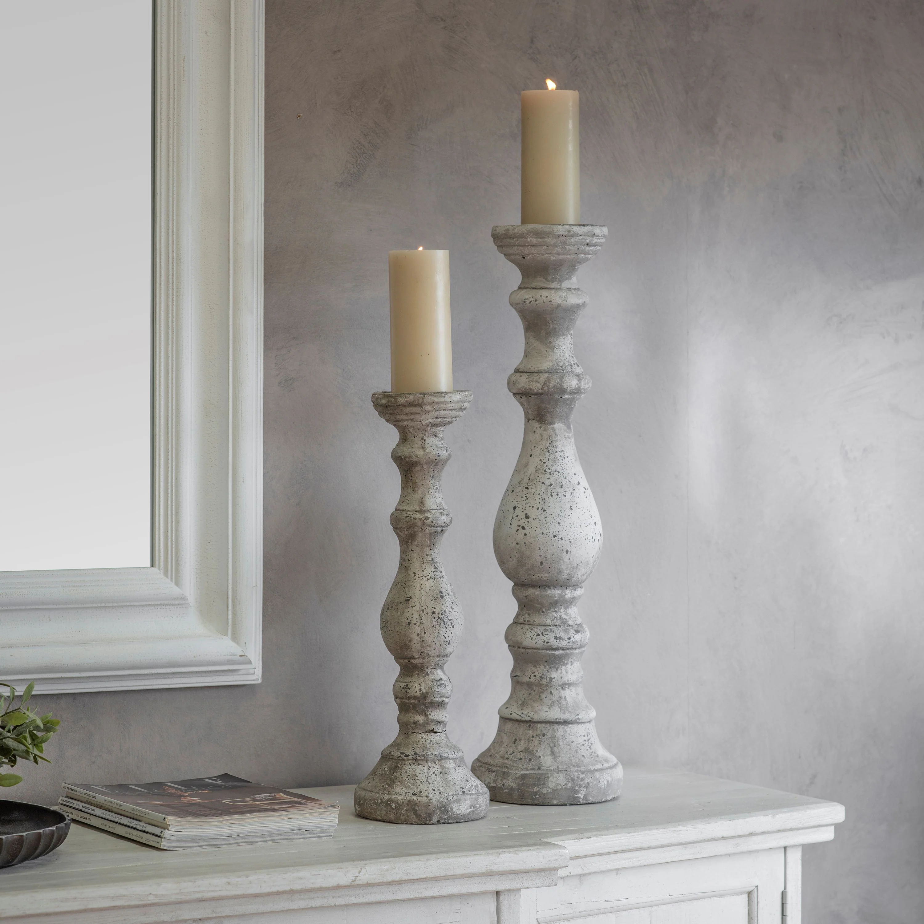 Birkdale Bauble Stone Candlestick - Image 3